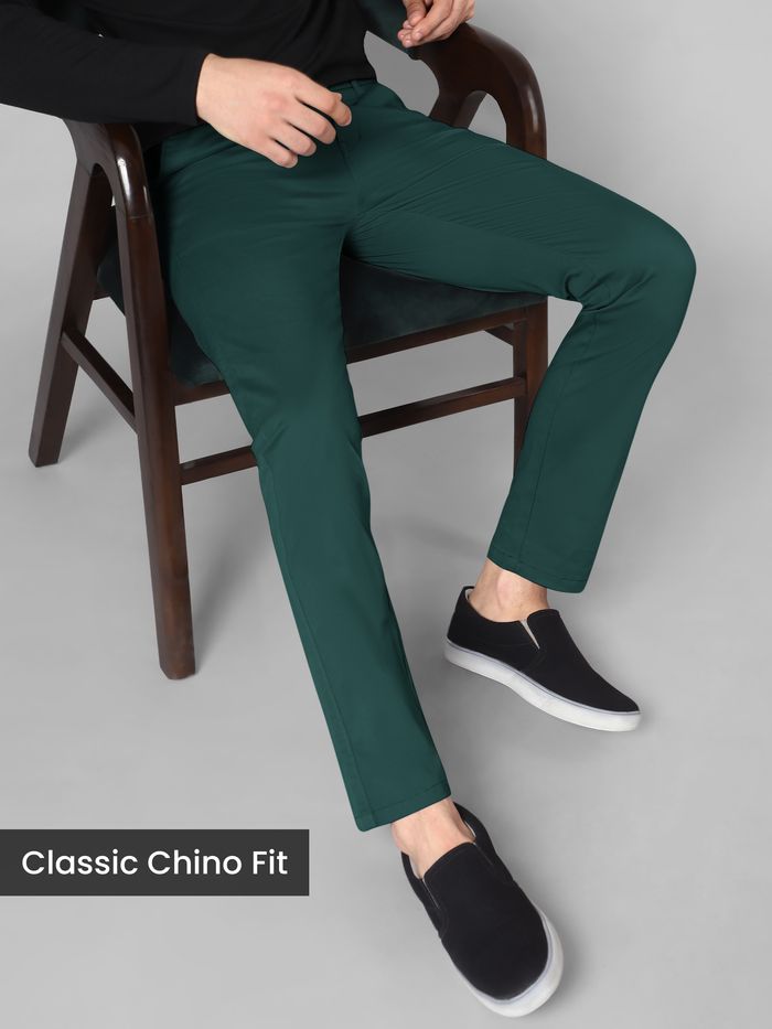 Green chino joggers hotsell